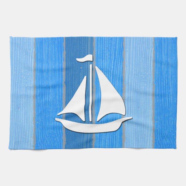 Nautical themed design towel (Horizontal)