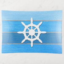 Nautical themed design trinket tray