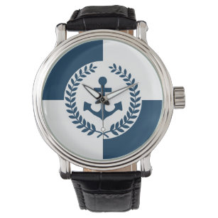 Nautical themed design watch