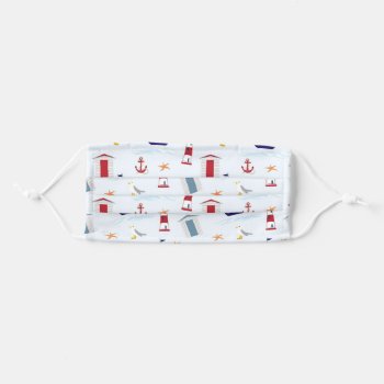 Nautical Themed Face Masks by OneStopGiftShop at Zazzle