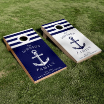 Nautical Themed Family Cornhole Set