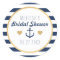 Nautical Themed Favor Stickers - Bridal Shower