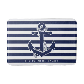 Nautical Themed Gifts Personalized Bath Mat
