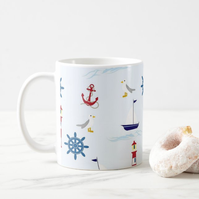 Nautical Themed Mug (With Donut)