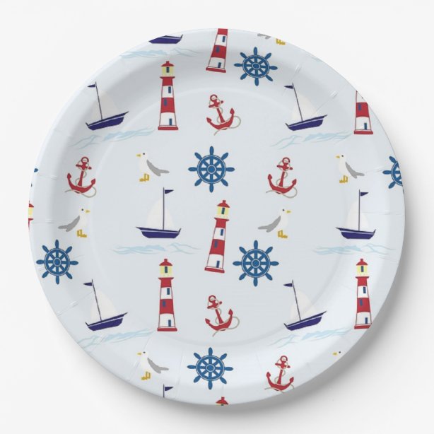 Nautical Theme Plates Zazzle