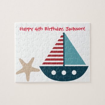 Nautical Themed Puzzle- Birthday Gift Idea Jigsaw Puzzle by AestheticJourneys at Zazzle