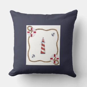 Nautical Themed Throw Pillow