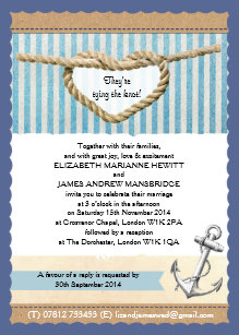 Nautical Themed Wedding Invitations Zazzle Nautical Themed Wedding Invitation