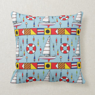 Nautical Throw Pillow