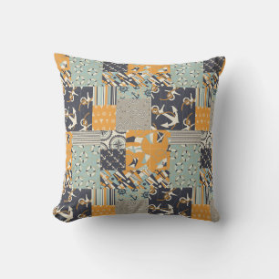 Nautical Throw Pillow