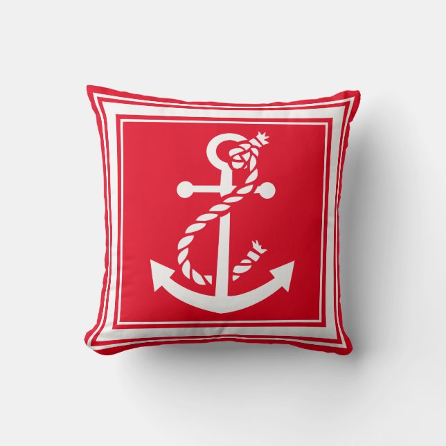 Nautical Throw Pillow (Front)