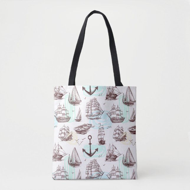 Nautical Tote Bag (Front)