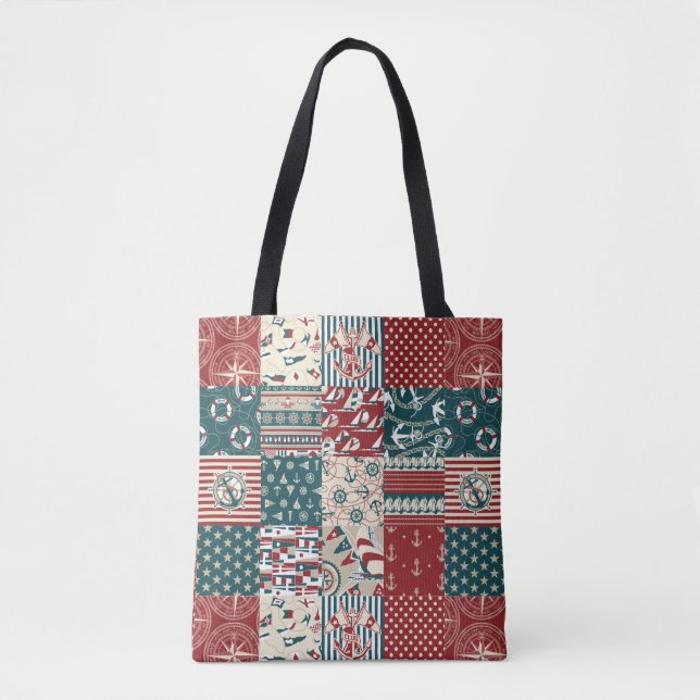 Nautical Tote Bag (Front)