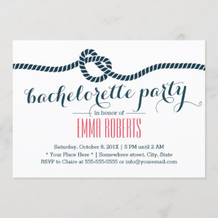 Nautical Bachelorette Party Bachelorette party invitation Preppy Invitation Sail boat invitation Anchor bachelorette invitation