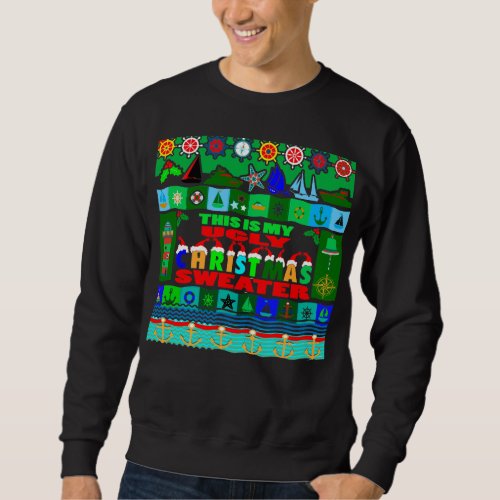 Nautical Ugly Christmas Sweater for Sailors