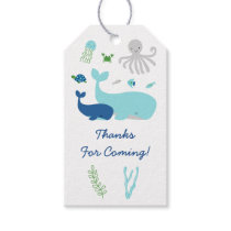 Nautical Under The Sea Baby Shower Gift Tags