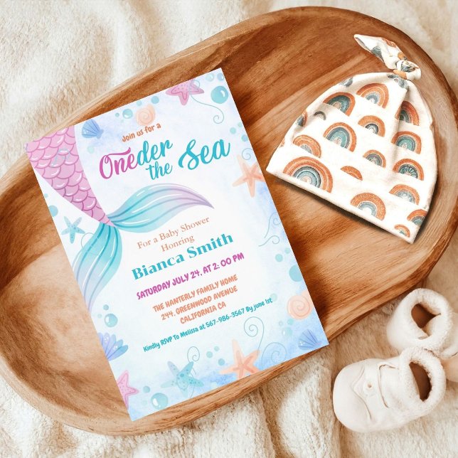 Nautical Under the Sea Baby Shower  Invitation (Creator Uploaded)