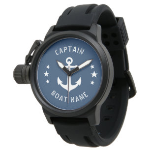 Nautical Gifts For Him, Navy gifts, Boat Captain Gift Watch For Men, H –  SEKKEI 10