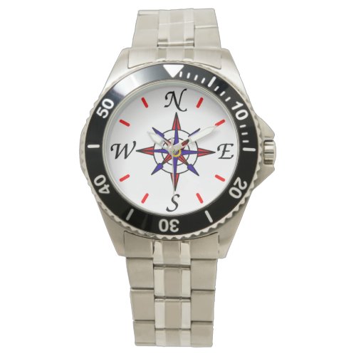 Nautical Vintage Compass Watch