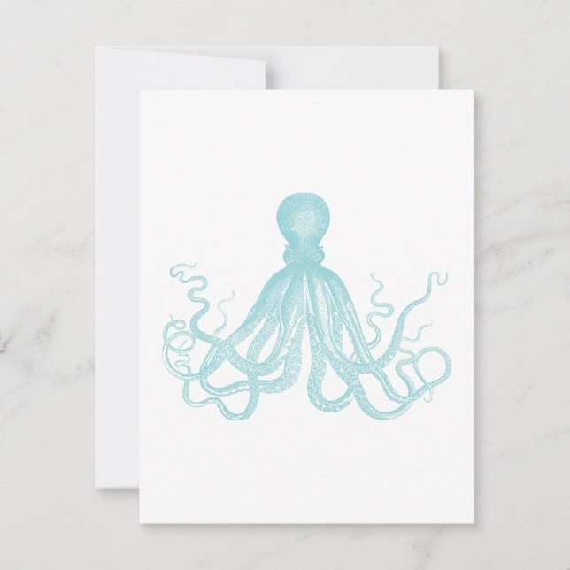 Nautical Vintage Marine Sea Octopus (Front)
