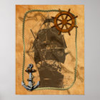 Frigates At Anchor Poster Zazzle Com