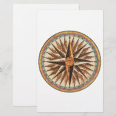Nautical Vintage Ship’s Compass Navigator Sailing (Front/Back)