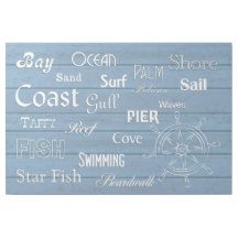 Nautical Wall Art (vintage) Gallery Wrap 36x24