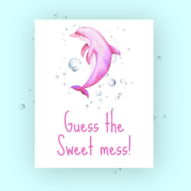 Nautical watercolor - Guess the sweet mess Poster (Creator Uploaded)