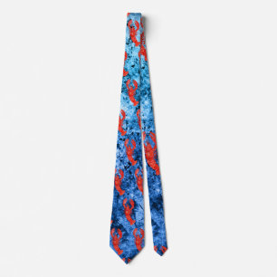 Nautical Waves Design 11 Neck Tie