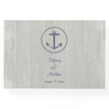 Nautical Weathered Wood Personalized Wedding