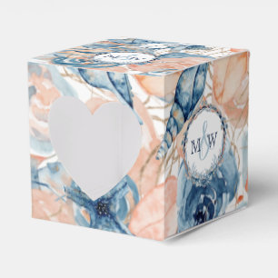 Nautical Wedding Beach Seashell Flowers Favor Boxes