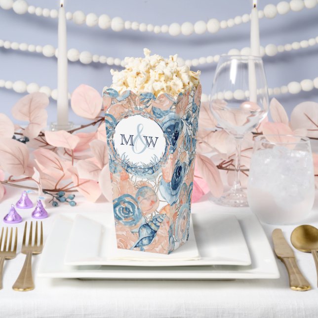 Nautical Wedding Beach Seashell Flowers  Favor Boxes (Wedding)