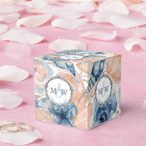 Nautical Wedding Beach Seashell Flowers  Favor Boxes