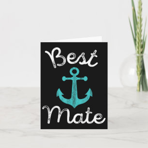 Nautical Wedding Bride Grooms Man & Groomsmen Card