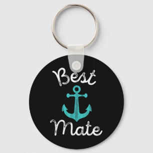 Nautical Wedding Bride Grooms Man & Groomsmen Keychain