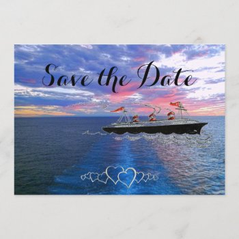 Nautical Wedding Cruise | Save The Date Ocean Sky by angela65 at Zazzle