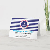 Nautical Wedding Invitation