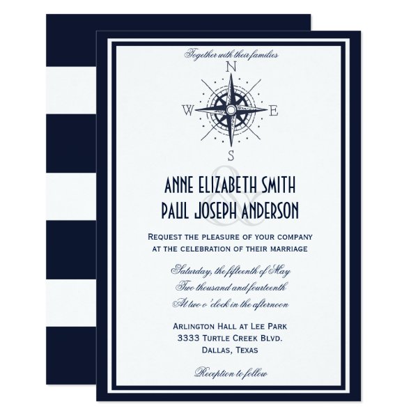 256247416241694940 Nautical Wedding Invitation VII