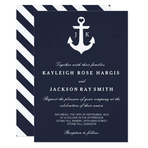 Nautical Wedding Invitations | Wedding