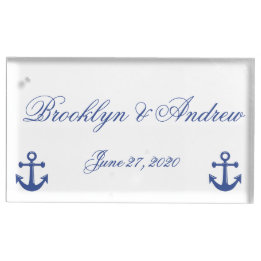 Nautical Wedding Place Card Holders