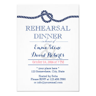 nautical rehearsal dinner invitations