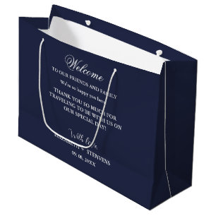 Nautical wedding welcome bag hotel guest bags