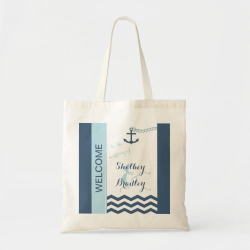 Nautical Wedding Welcome Bags