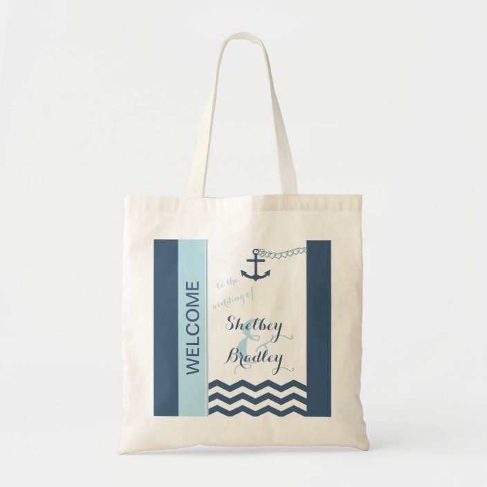 Nautical Wedding Welcome Bags | Zazzle.com