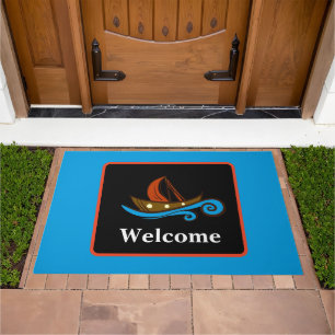 Nautical Welcome Doormat