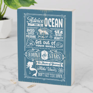 Nautical Wisdom Wooden Box Sign