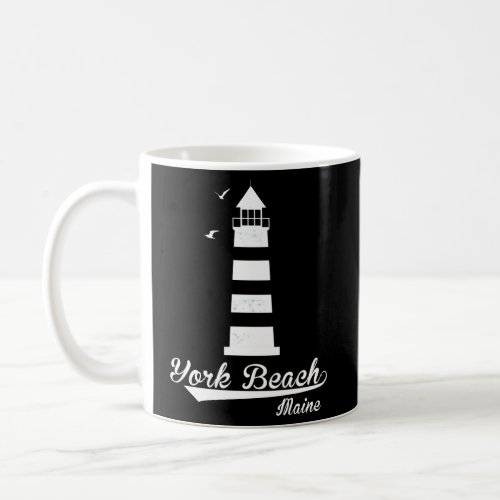 Nautical York Beach Maine Lighthouse Coffee Mug