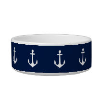 Nautical (You Choose Background Color) Bowl