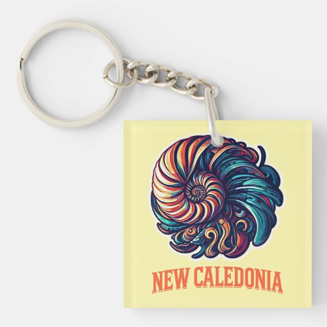 Nautile New Caledonia Keychain (Front)