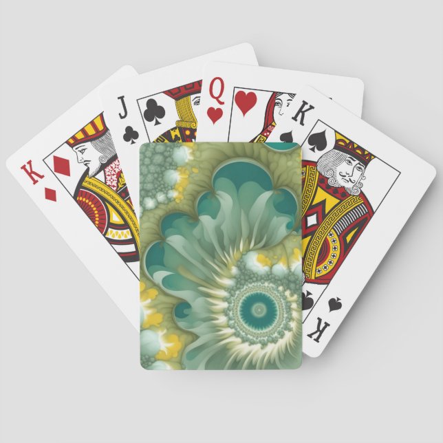 Nautilus Abstract Poker Cards (Back)